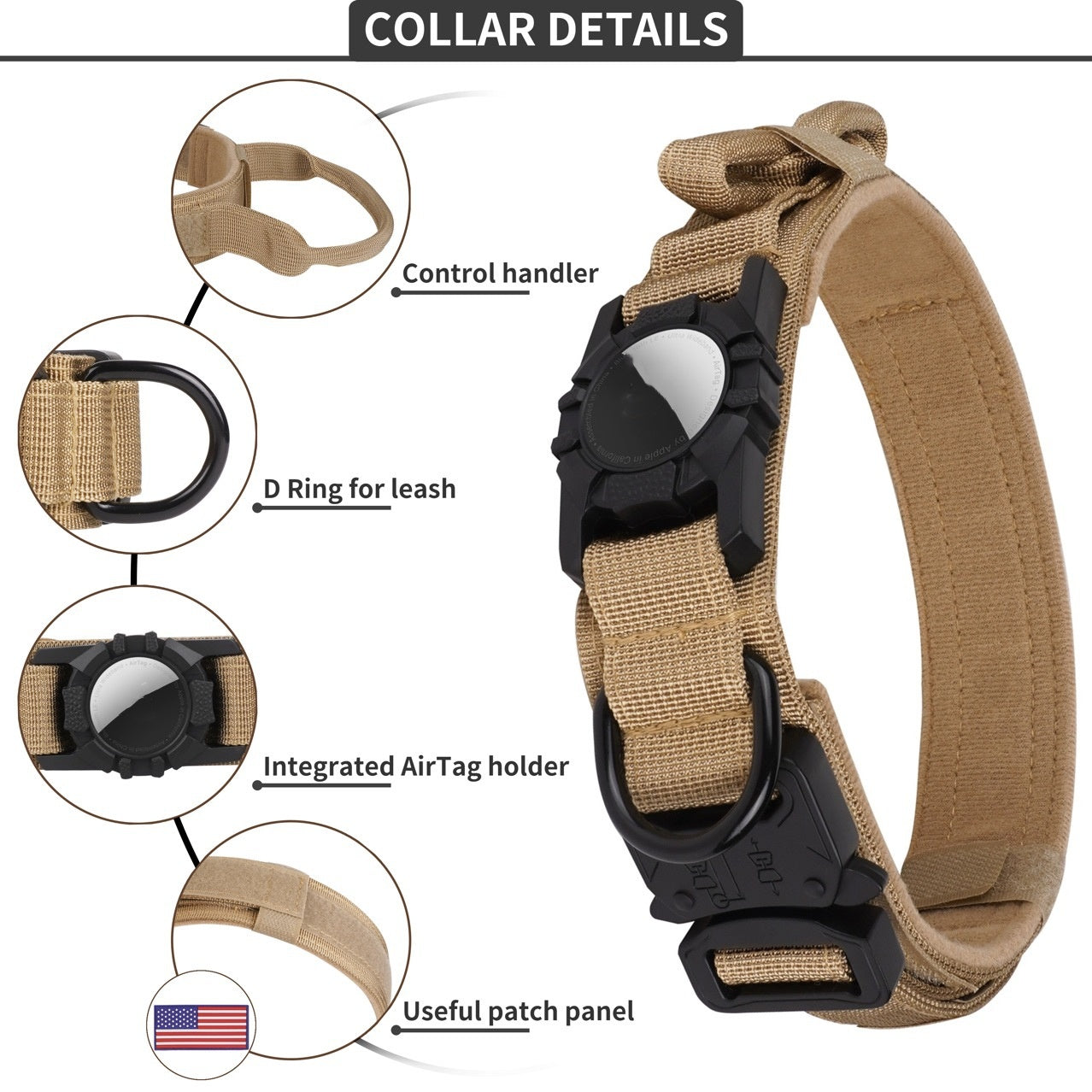 Collier Robuste MagicBullyQC | Localisez votre chien en tout temps | Résistant à l’eau • Robuste • Sécuritaire • Stylé