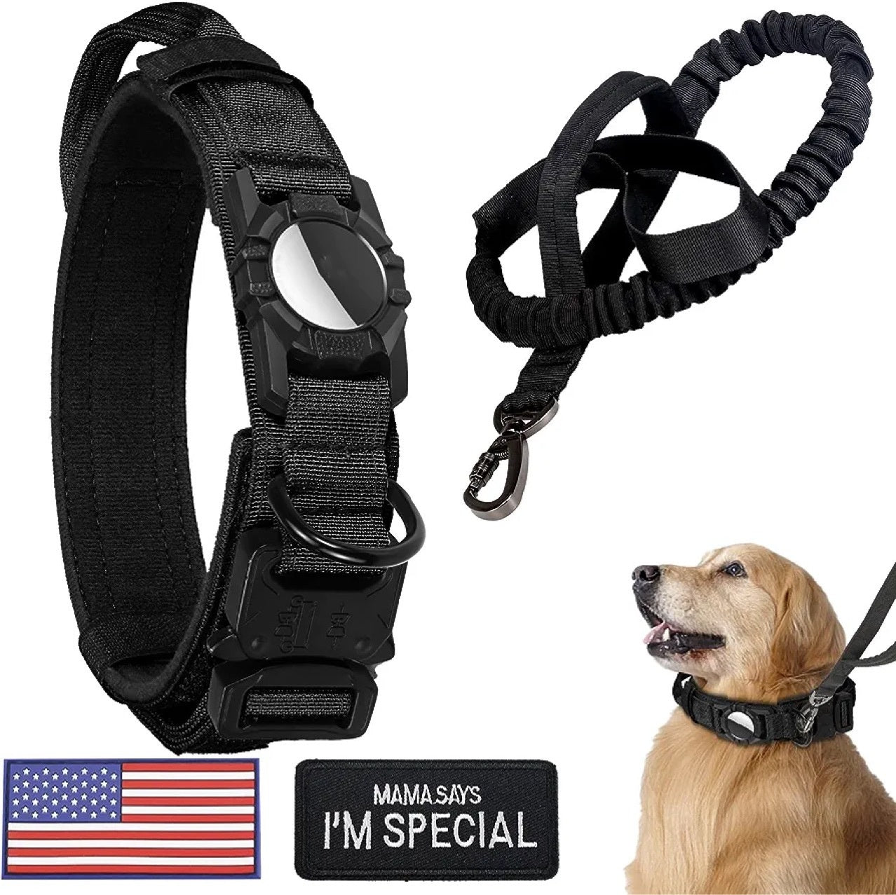 Collier Robuste MagicBullyQC | Localisez votre chien en tout temps | Résistant à l’eau • Robuste • Sécuritaire • Stylé