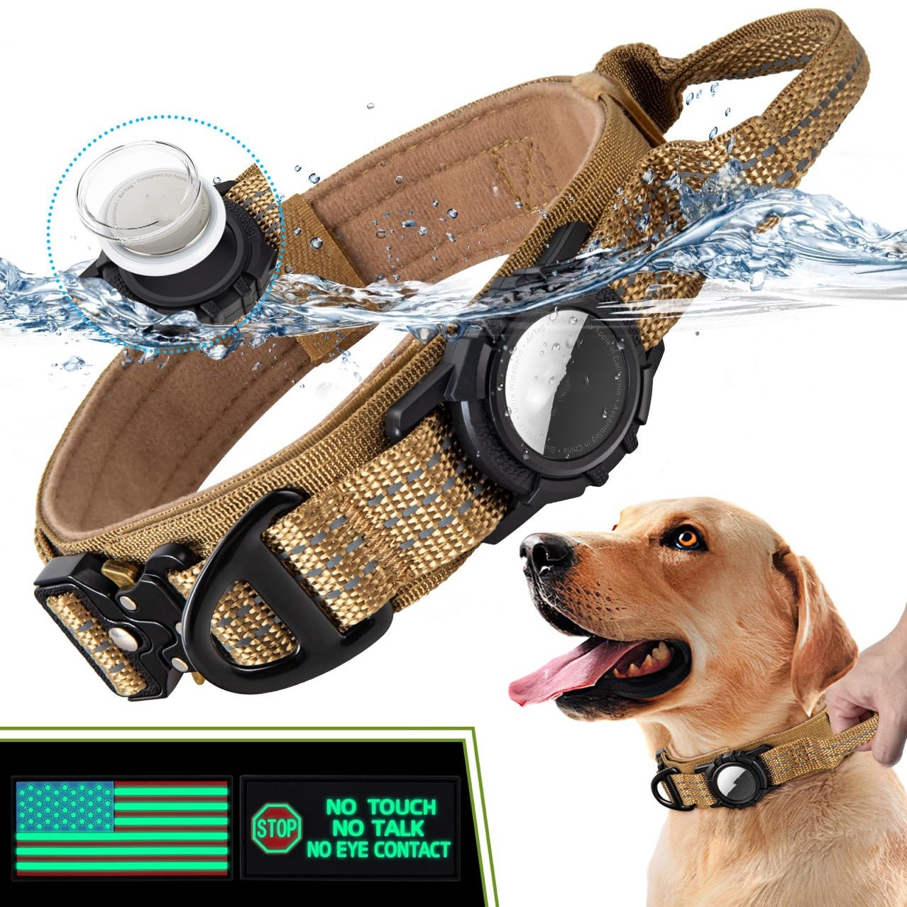 Collier Robuste MagicBullyQC | Localisez votre chien en tout temps | Résistant à l’eau • Robuste • Sécuritaire • Stylé
