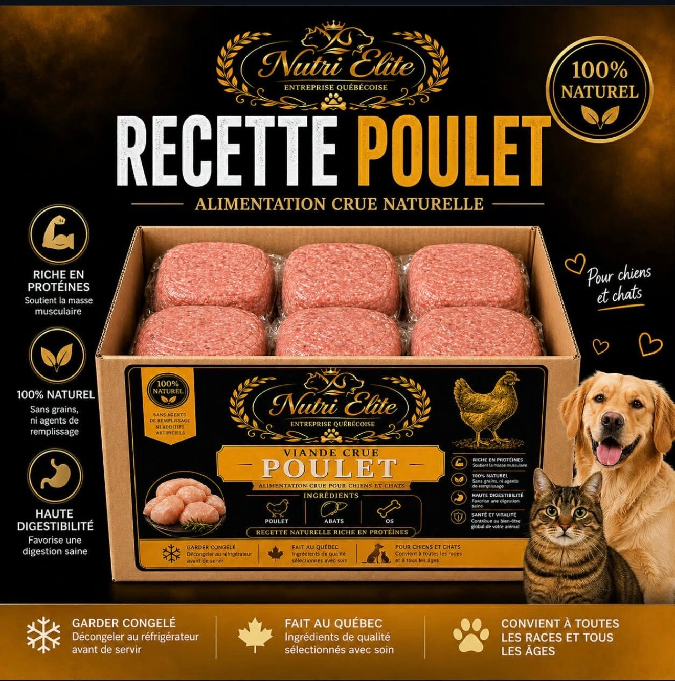 Alimentation Crue pour animaux  PREMIMUM